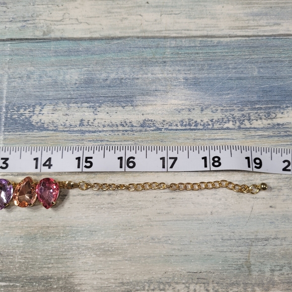 Multicolor Teardrop Necklace - Picture 5 of 10